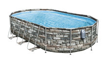 Bestway Power Steel™ pool oval 20.241 liter 